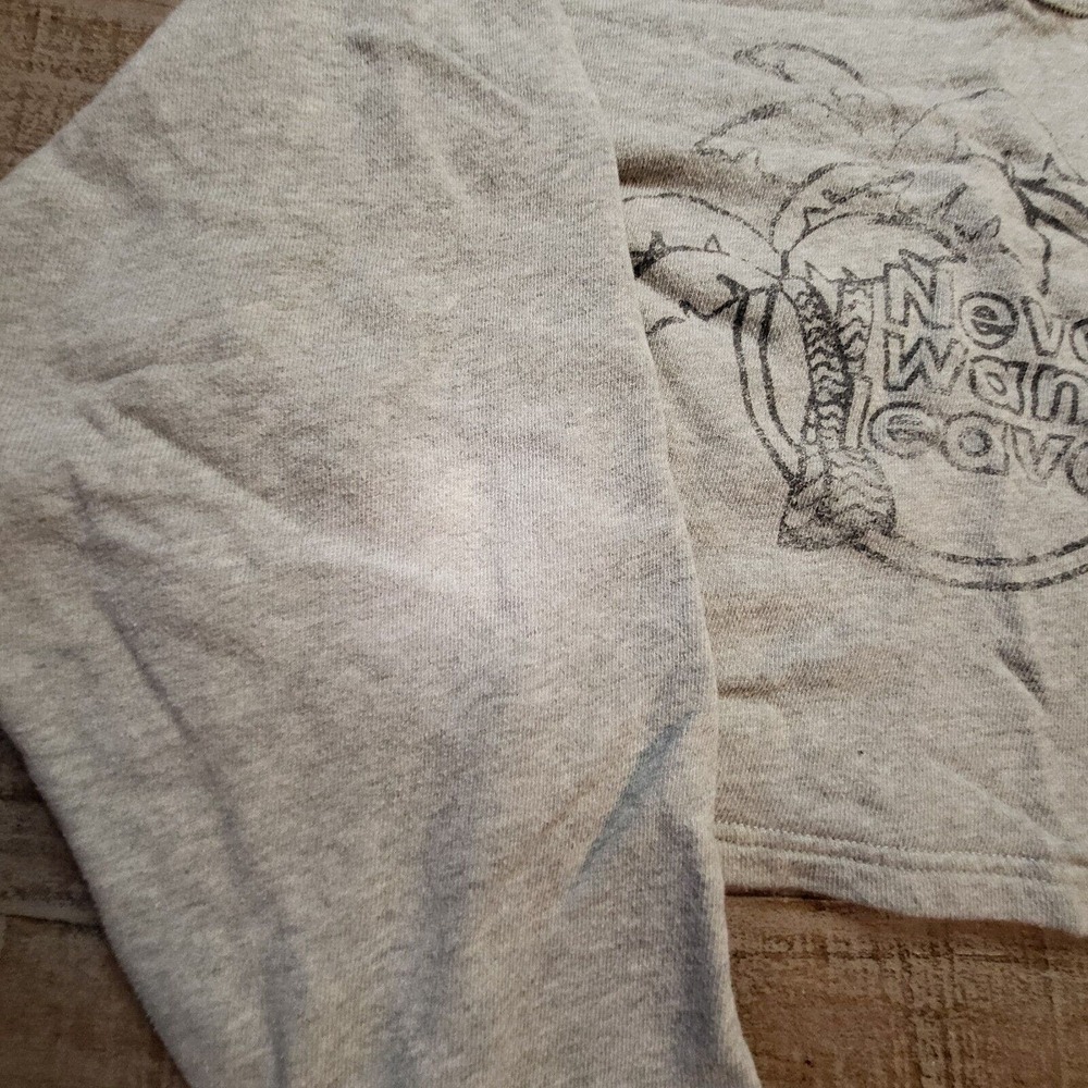 Offline by Aerie Sweatshirt Women’s XS Grey Cropped Never Want To Leave Palms - Picture 3 of 10
